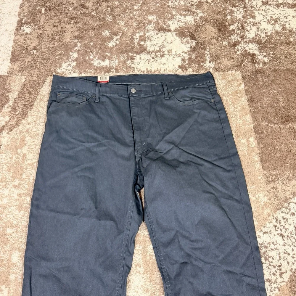 Levis 541 Athletic Taper Jeans Mens 42x36‎ Gray Stretch Denim Pants NWT Tall